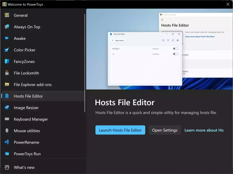 Hosts file Editor