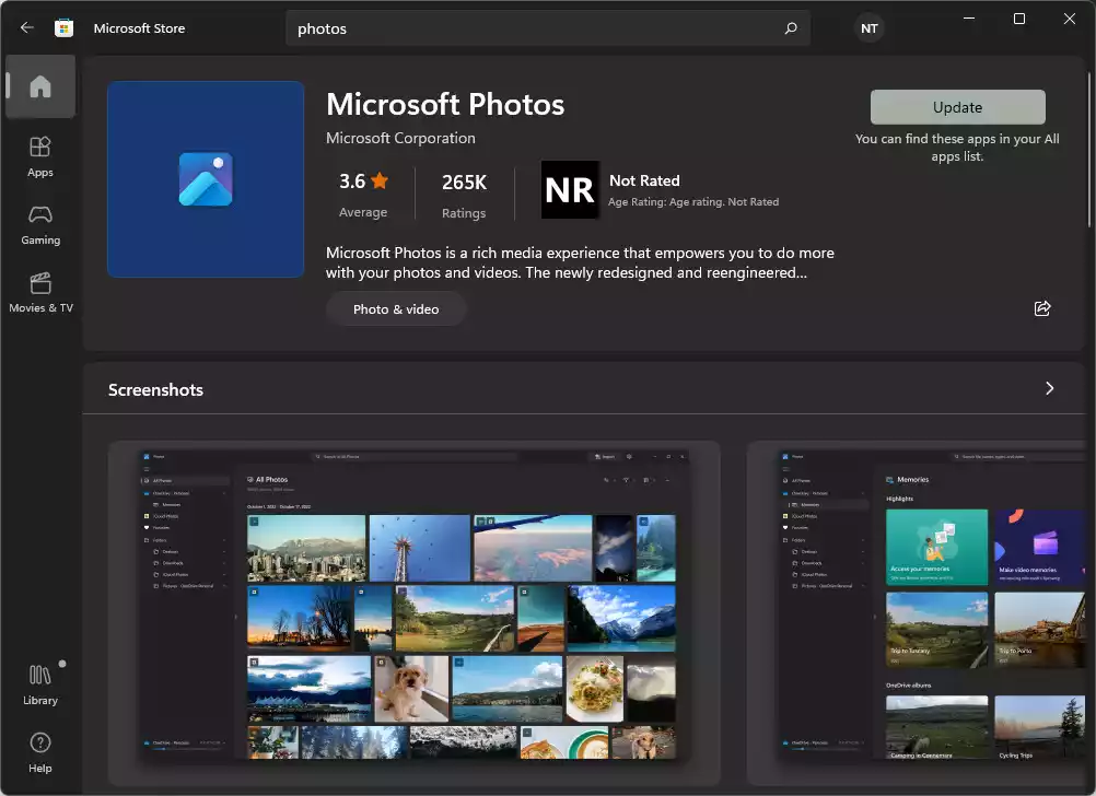 Photos trên Windows 11 đã hỗ trợ iCloud Photos