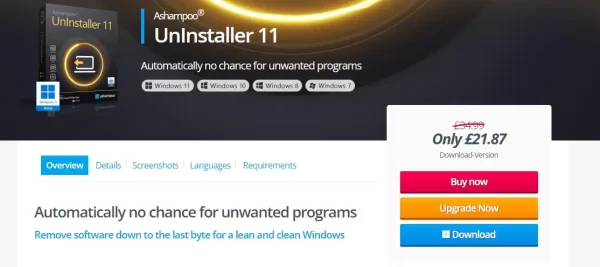 Ashampoo UnInstaller 11 7