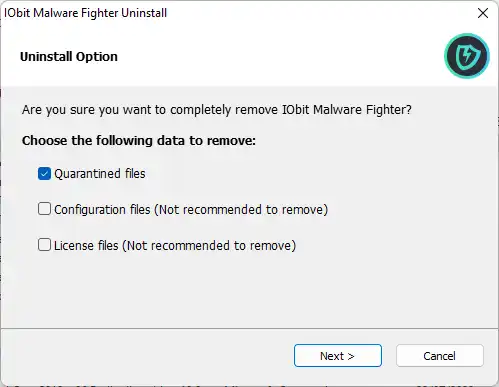 Cách gỡ bỏ IObit Malware Fighter 7