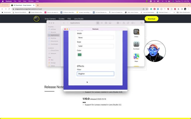 Floatcam: Thu hình ảnh webcam trên Windows, macOS