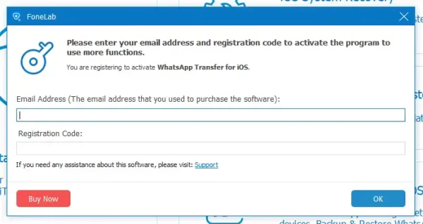 FoneLab WhatsApp Transfer for iOS 6