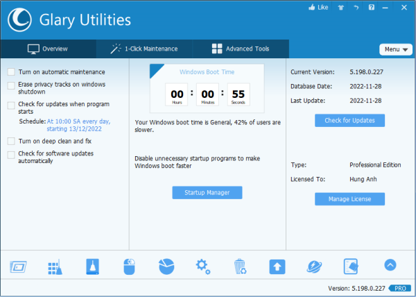 Glary Utilities Pro 6