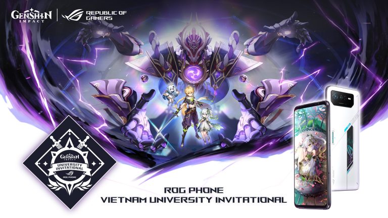 Công bố giải đấu ROG Phone Vietnam University Invitational kết hợp cùng tựa game Genshin Impact