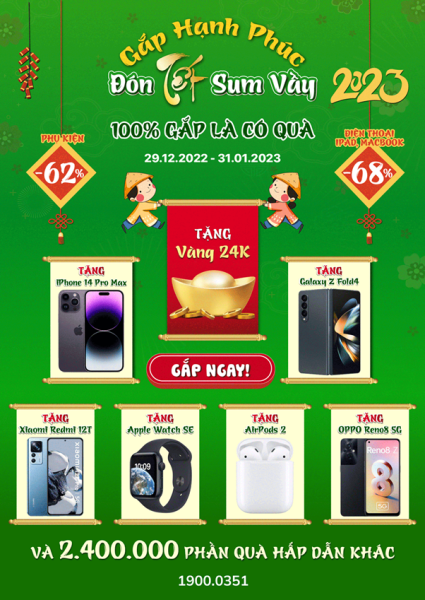 24hStore khuyến mại Tết 2023