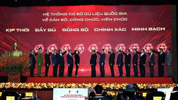 Chính thức khai trương hệ thống Cơ sở dữ liệu Quốc gia về cán bộ, công chức, viên chức