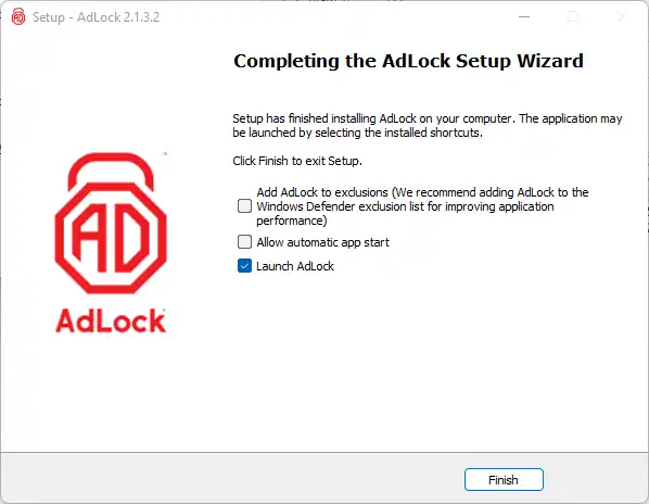 Cách sử dụng AdLock trên Windows 2