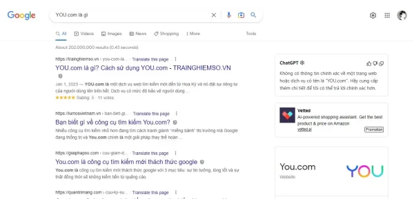 ChatGPT for Google 2