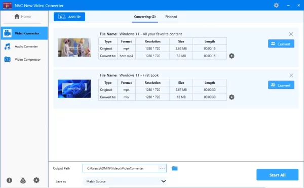 NVC New Video Converter 3