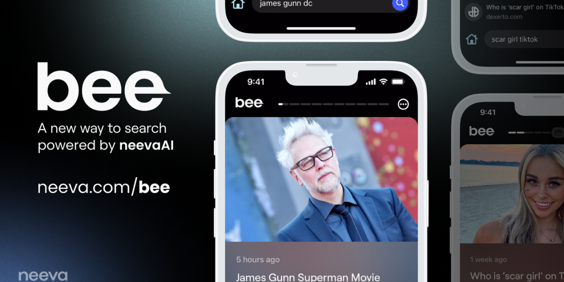 Neeva Bee: Tìm kiếm với AI trên di động