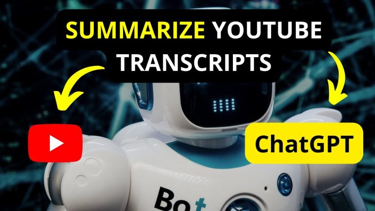 Tóm lược nội dung video YouTube với ChatGPT