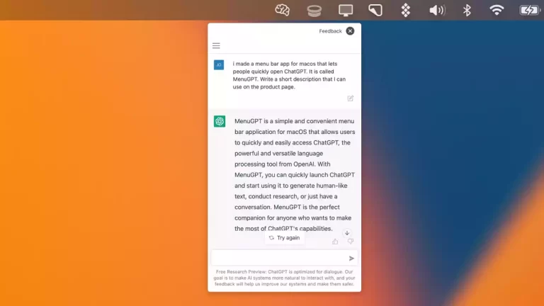 MacGPT: Dễ dàng truy cập trợ lý ChatGPT trên macOS