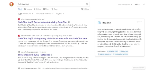 Cách sử dụng Bing Chat chung với Google, DuckDuckGo, Brave Search 4