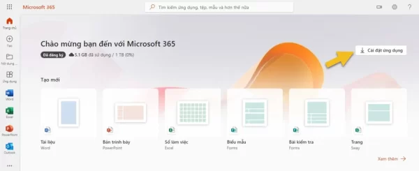 Cách sử dụng miễn phí Microsoft 365 8