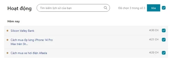 Cách xóa lịch sử tìm kiếm, trò chuyện với Bing AI 2
