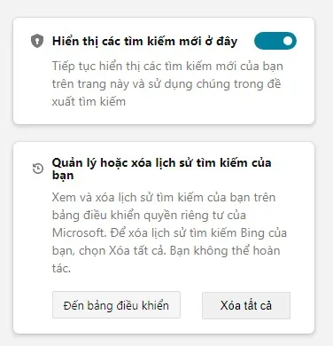 Cách xóa lịch sử tìm kiếm, trò chuyện với Bing AI 3