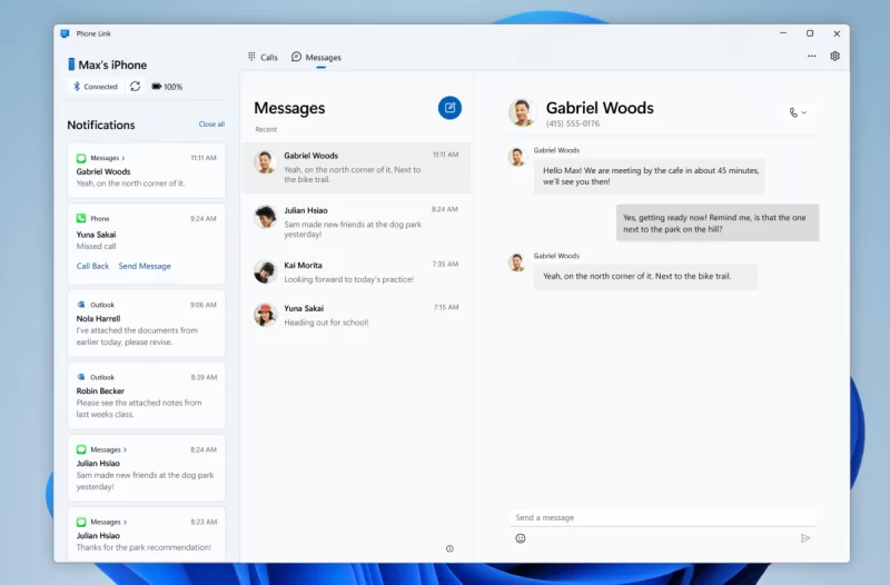 Microsoft mang iMessage đến PC Windows 11