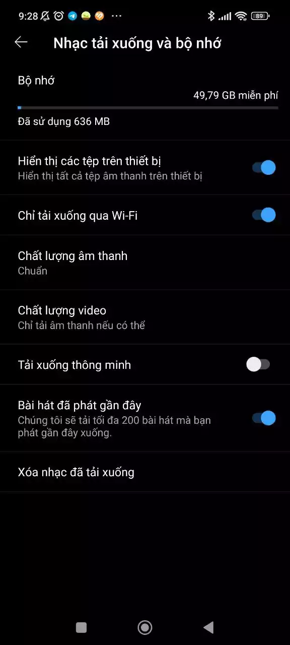 Cách bật tải xuống nhạc tự động trong YouTube Music