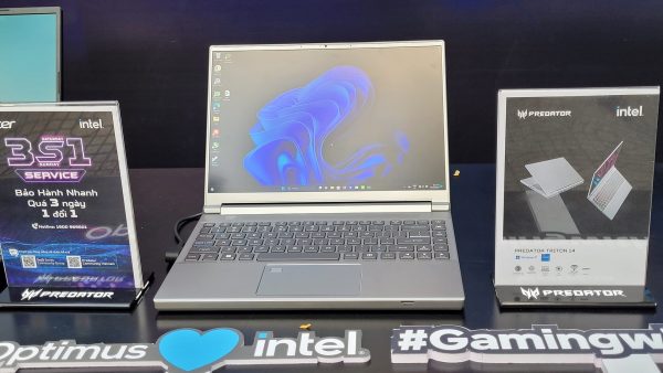 Acer giới thiệu loạt laptop sử dụng vi xử lý Intel Core thế hệ 13, hiện trưng bày tại Thế Giới Di Động