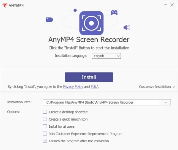 AnyMP4 Screen Recorder 3