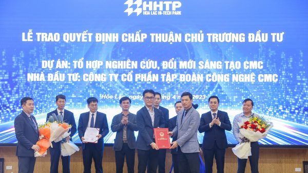 CMC được chấp thuận chủ trương đầu tư tổ hợp nghiên cứu, đổi mới sáng tạo tại Hòa Lạc Hi-tech Park