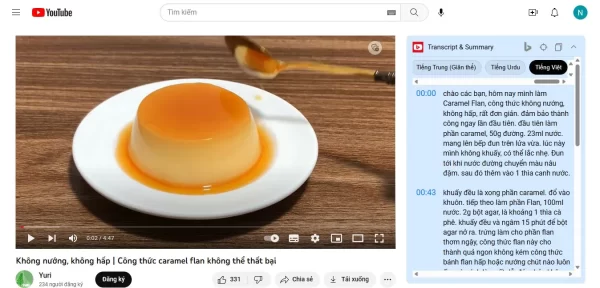 Cách dùng Bing Chat tóm tắt video YouTube 1