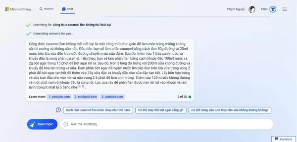 Cách dùng Bing Chat tóm tắt video YouTube 2
