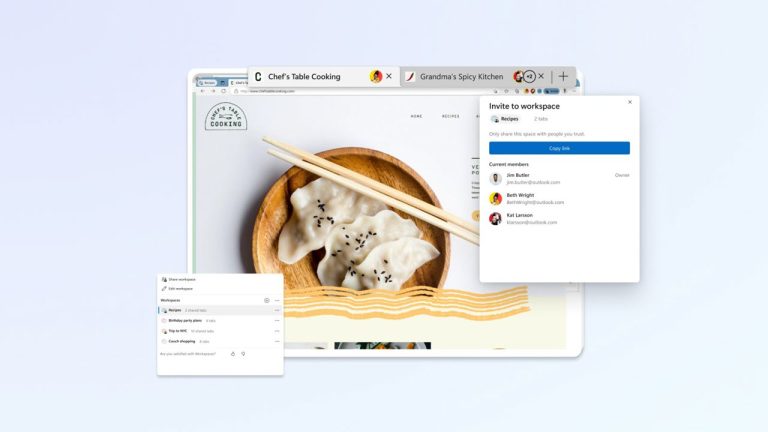 Cách sử dụng Edge Workspaces trên Microsoft Edge