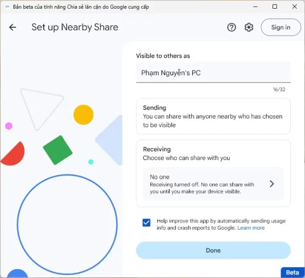 Cách sử dụng Nearby Share chia sẻ file trên Windows vào Android 4