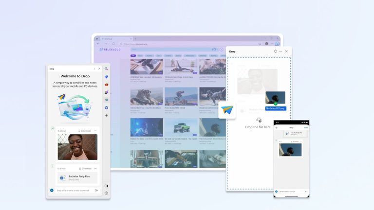 Cách sử dụng tính năng Microsoft Edge Drop chia sẻ file giữa iOS, Android, Windows
