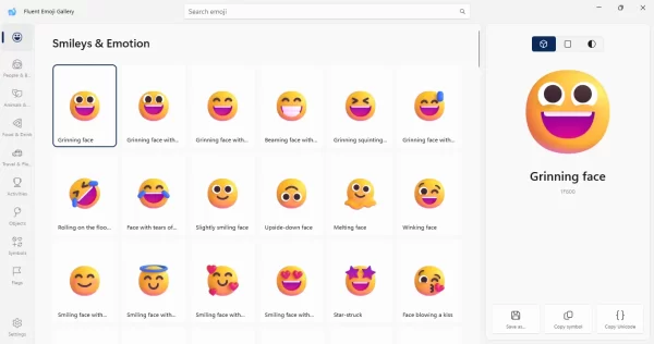 Fluent Emoji Gallery 1