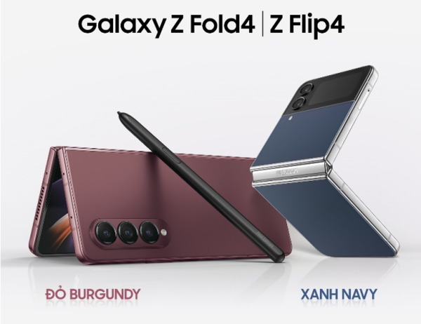 Samsung bổ sung hai phiên bản màu mới cho Galaxy Z Fold4 và Galaxy Z Flip4