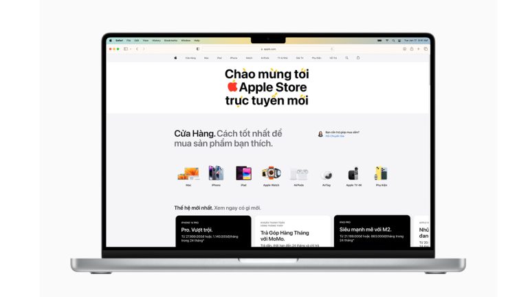 Hôm nay, 18/5, Apple chính thức mở rộng Apple Store trực tuyến đến thị trường Việt Nam