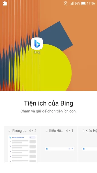 Cách sử dụng Bing Chat AI thông qua tiện ích màn hình điện thoại iOS, Android 2