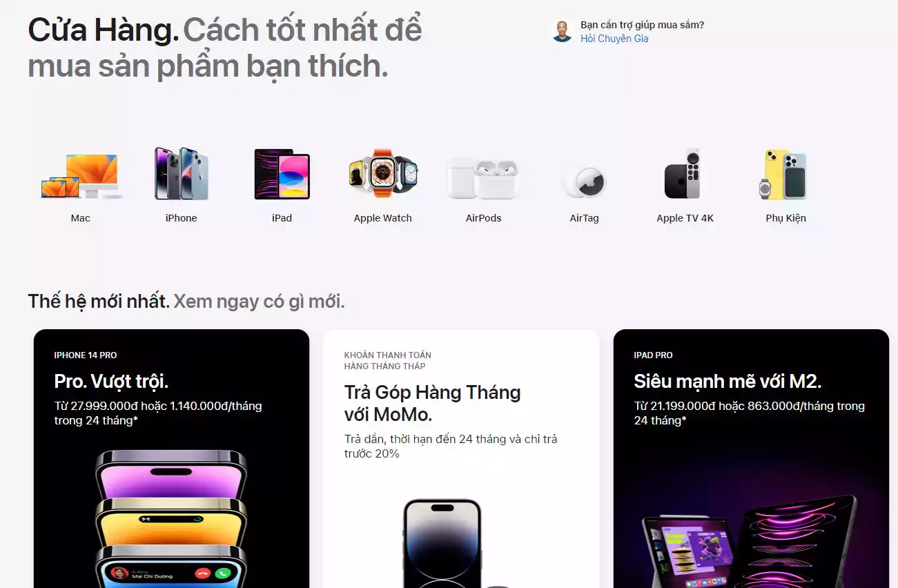 Apple Online Store Chính Thức Ra Mắt Tại Việt Nam: Mọi Điều Bạn Cần Biết