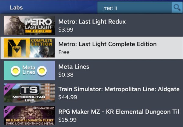 Đang miễn phí game Metro: Last Light Complete Edition cho PC