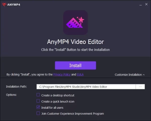 AnyMP4 Video Editor 3