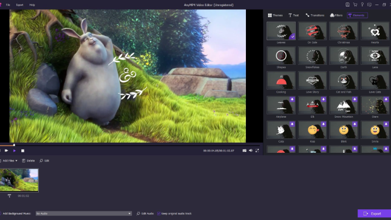 Bản quyền 1 năm sử dụng AnyMP4 Video Editor chỉnh sửa video