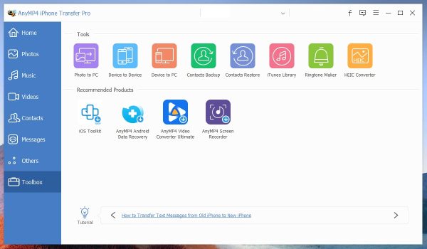 AnyMP4 iPhone Transfer Pro 9
