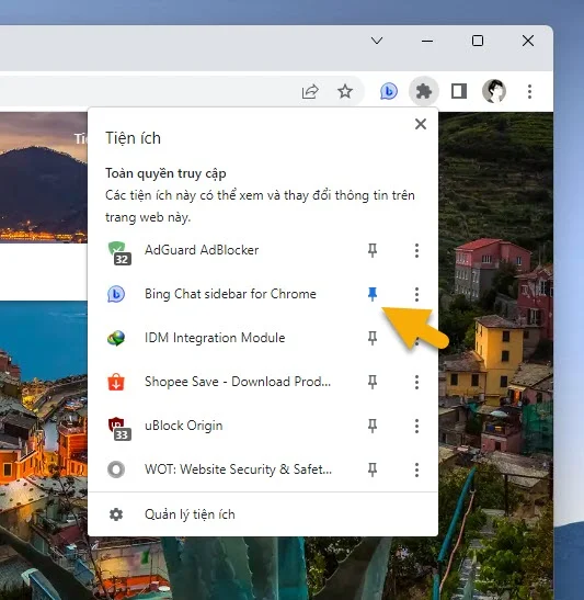 Bing Chat sidebar for Chrome 1