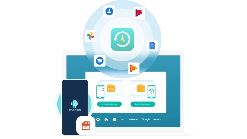 Bản quyền 1 năng FoneLab Android Data Backup and Restore để sao lưu, phục hồi dữ liệu Android
