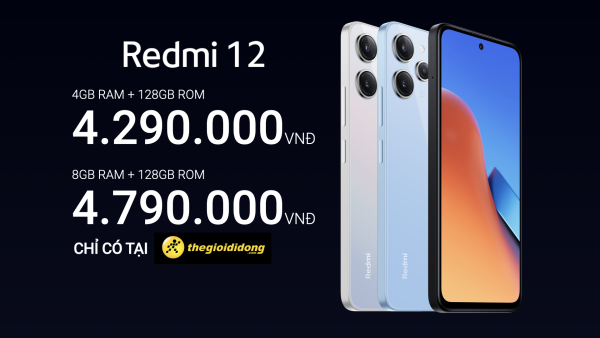 Xiaomi ký kết hợp tác chiến lược với Thế Giới Di Động, mở bán đặc biệt Redmi 12