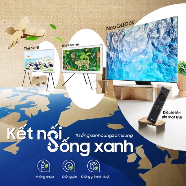 Samsung công bố TV Neo QLED 2023 đạt chứng nhận giảm phát thải CO2 từ Carbon Trust