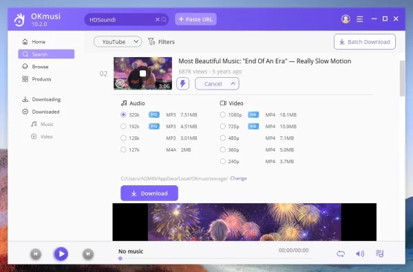 OKmusi MP3 Downloader Pro 10
