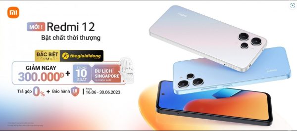 Xiaomi ký kết hợp tác chiến lược với Thế Giới Di Động, mở bán đặc biệt Redmi 12