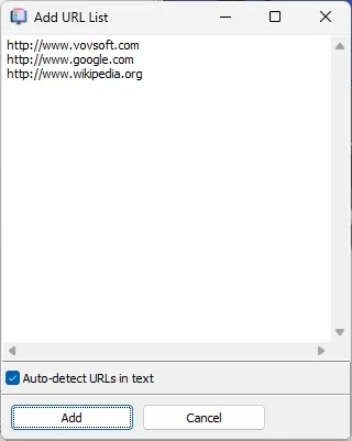 Vovsoft Website Screenshot Generator 6