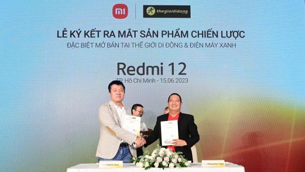 Xiaomi ký kết hợp tác chiến lược với Thế Giới Di Động, mở bán đặc biệt Redmi 12