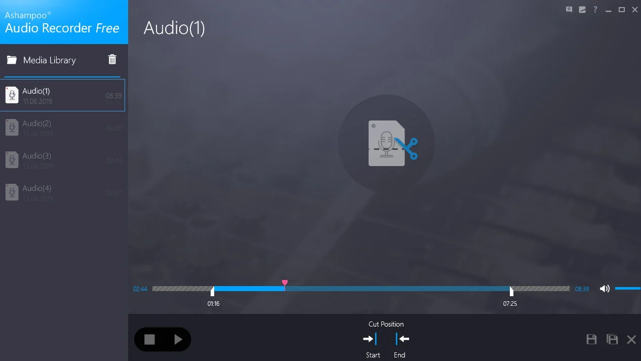 Ashampoo® Audio Recorder Free: Giải pháp ghi âm tối ưu của bạn