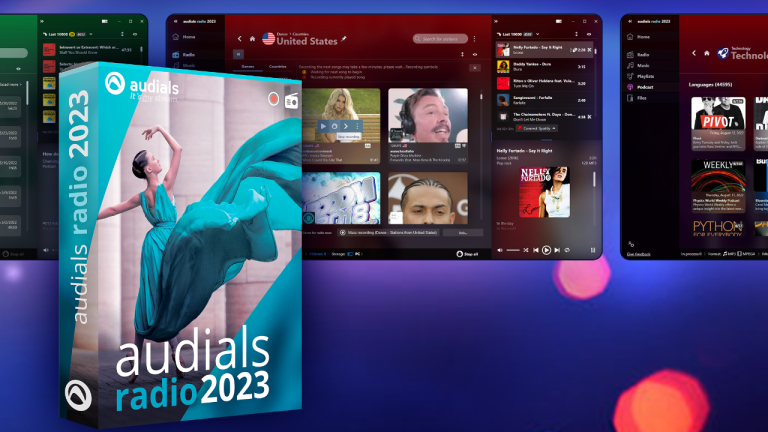 Audials Radio 2023: Nghe hàng ngàn đài radio, podcast và tải chúng xuống