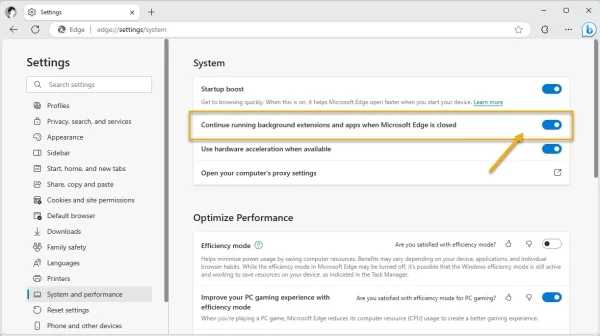 Cách khởi chạy Microsoft Edge không có extension 2